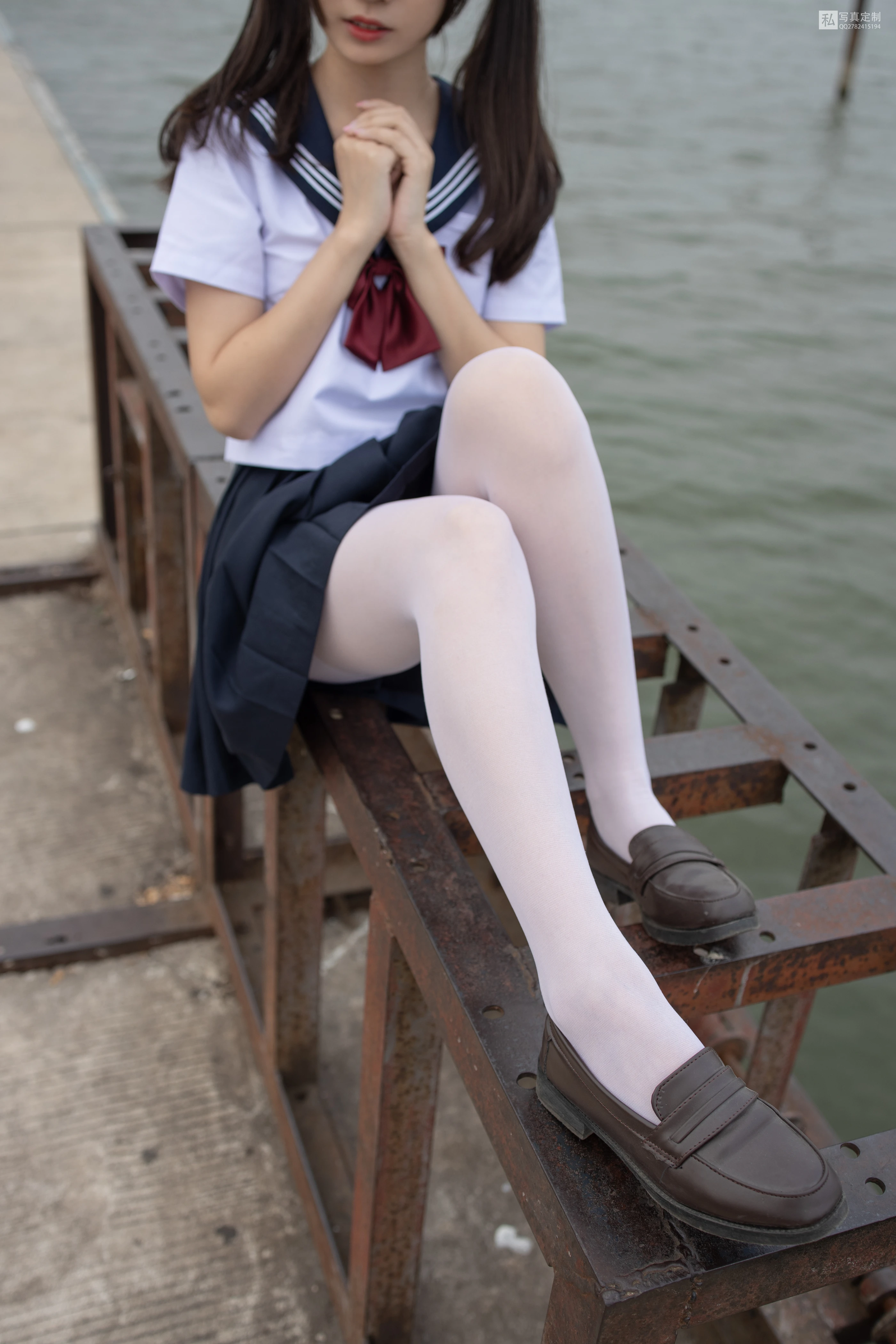 森萝财团 JKFUN-028 抑郁湖边与绝望天台 15D白丝 默陌 [58P 2V]插图8